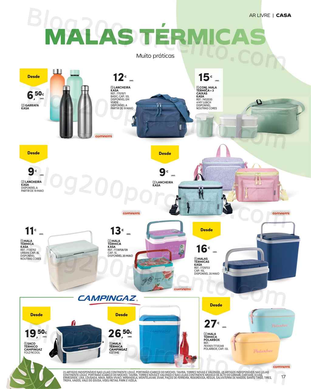 Antevis&atilde;o Folheto CONTINENTE Ar Livre Promo&ccedil;&otilde;es de 16 maio a 25 junho