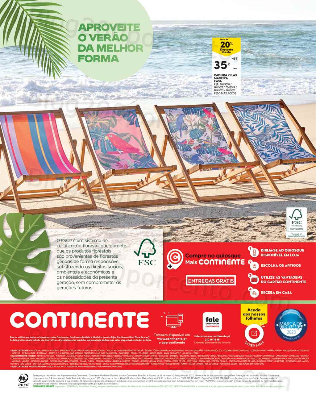 Antevis&atilde;o Folheto CONTINENTE Ar Livre Promo&ccedil;&otilde;es de 16 maio a 25 junho