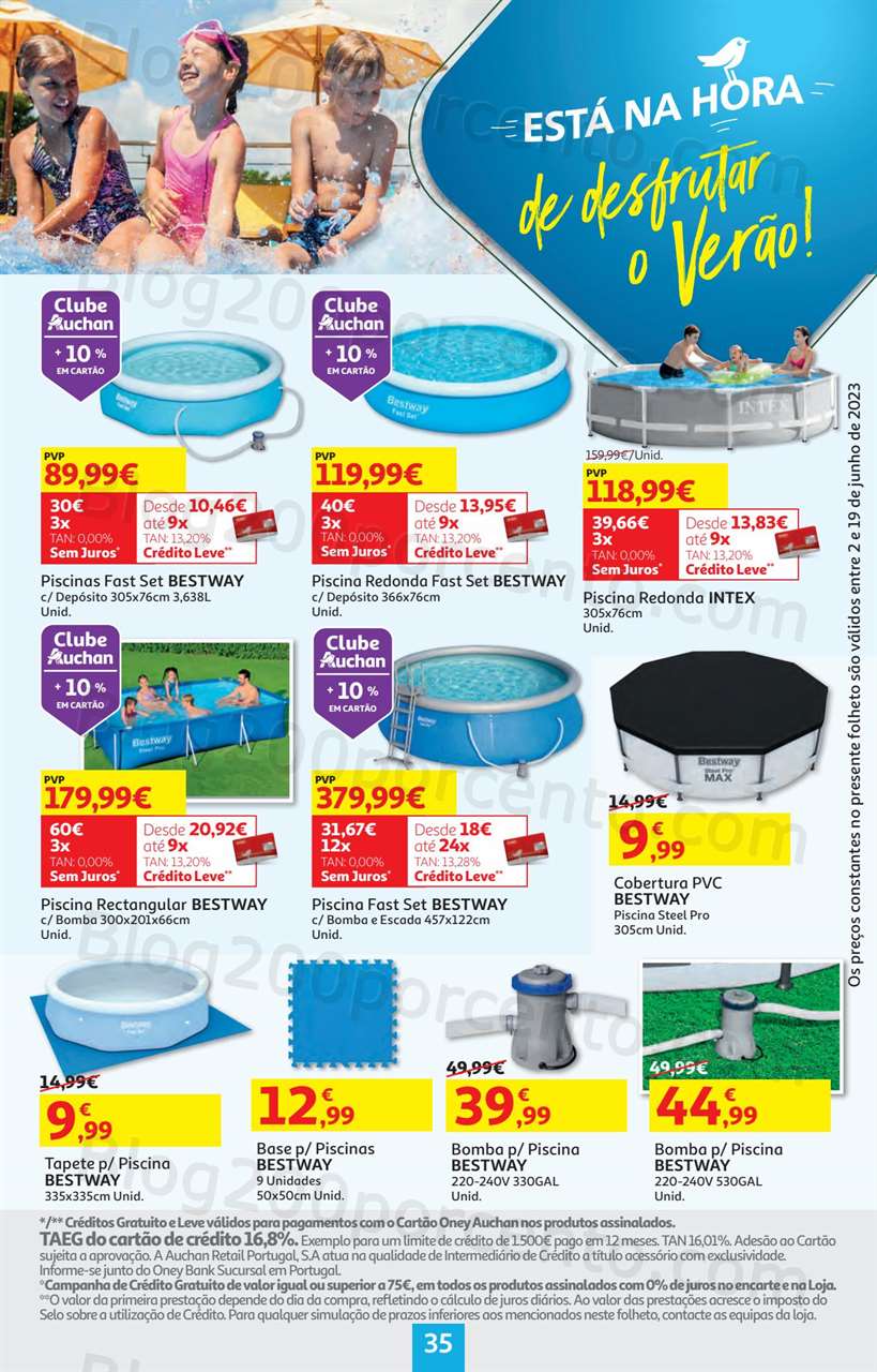 Antevis&atilde;o Folheto AUCHAN Bazar Promo&ccedil;&otilde;es de 2 a 19 junho