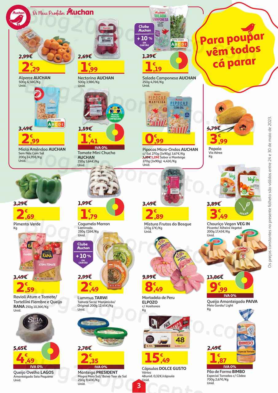 Folheto AUCHAN Promo&ccedil;&otilde;es de 24 a 30 maio