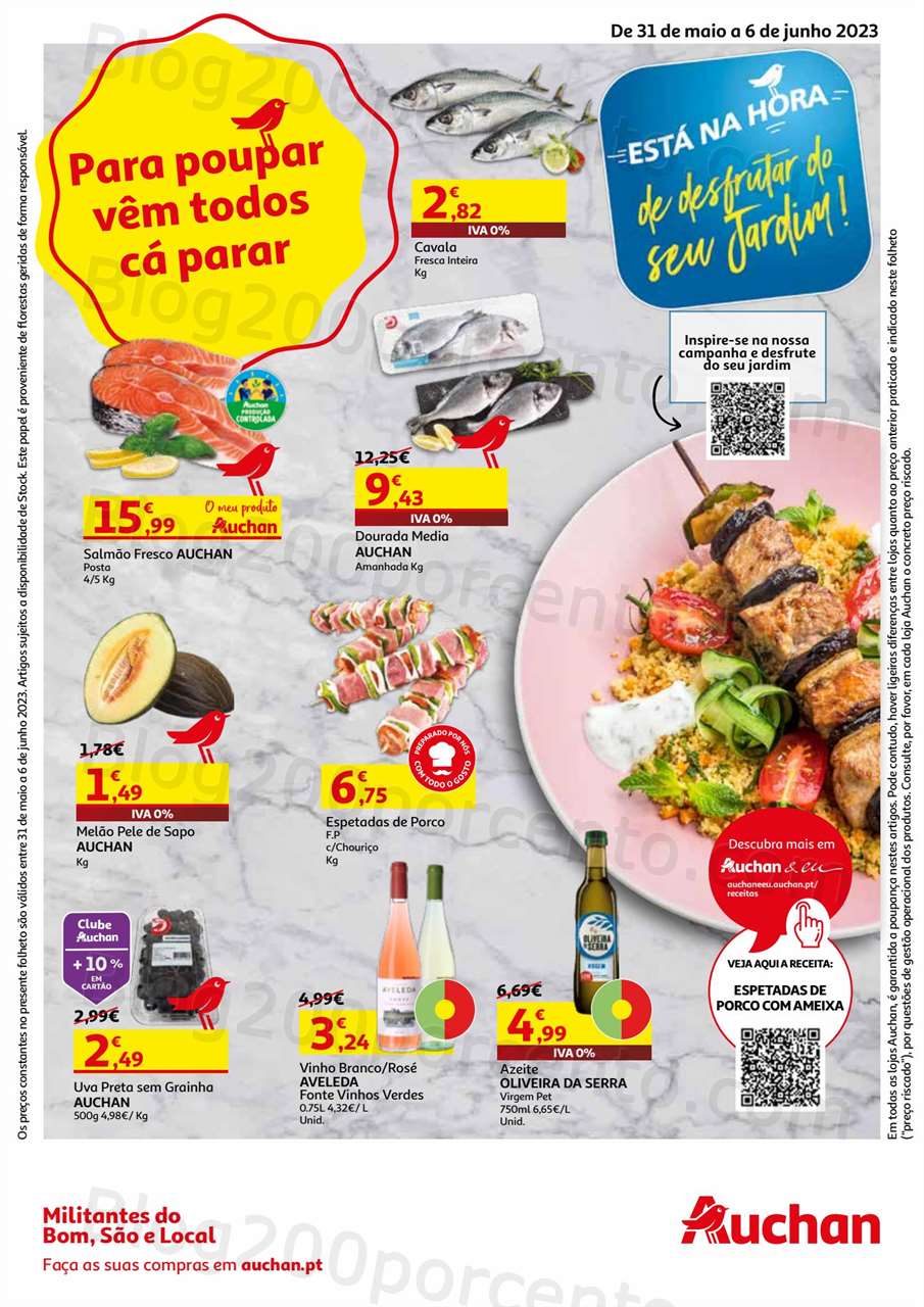 Folheto AUCHAN Promo&ccedil;&otilde;es de 31 maio a 6 junho