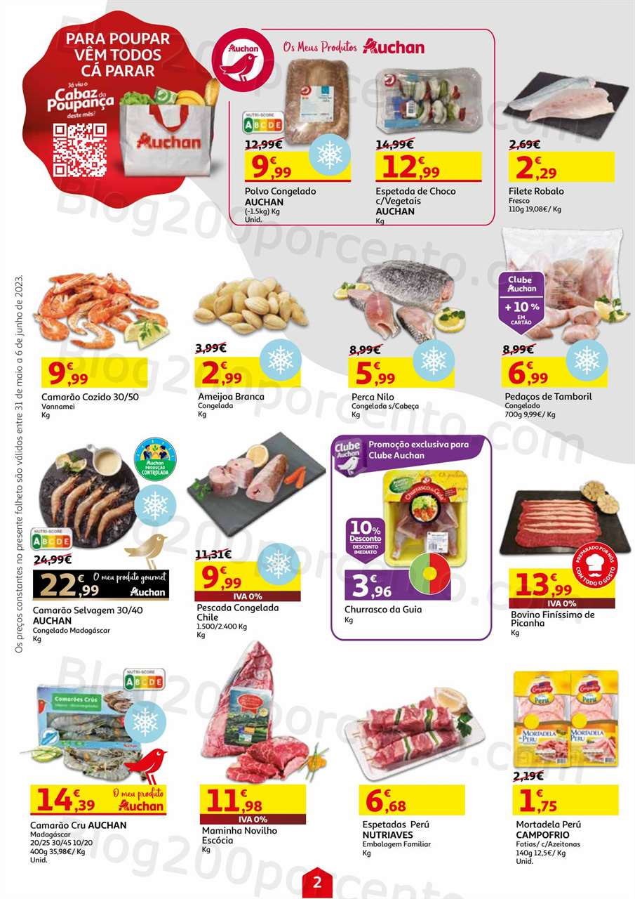 Folheto AUCHAN Promo&ccedil;&otilde;es de 31 maio a 6 junho