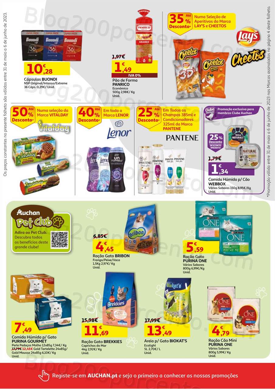 Folheto AUCHAN Promo&ccedil;&otilde;es de 31 maio a 6 junho