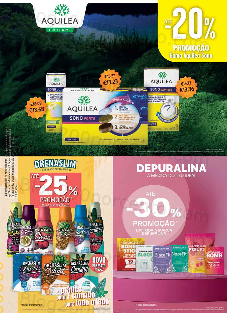 Folheto AUCHAN Sa&uacute;de e Bem-Estar Promo&ccedil;&otilde;es de 31 maio a 1 julho