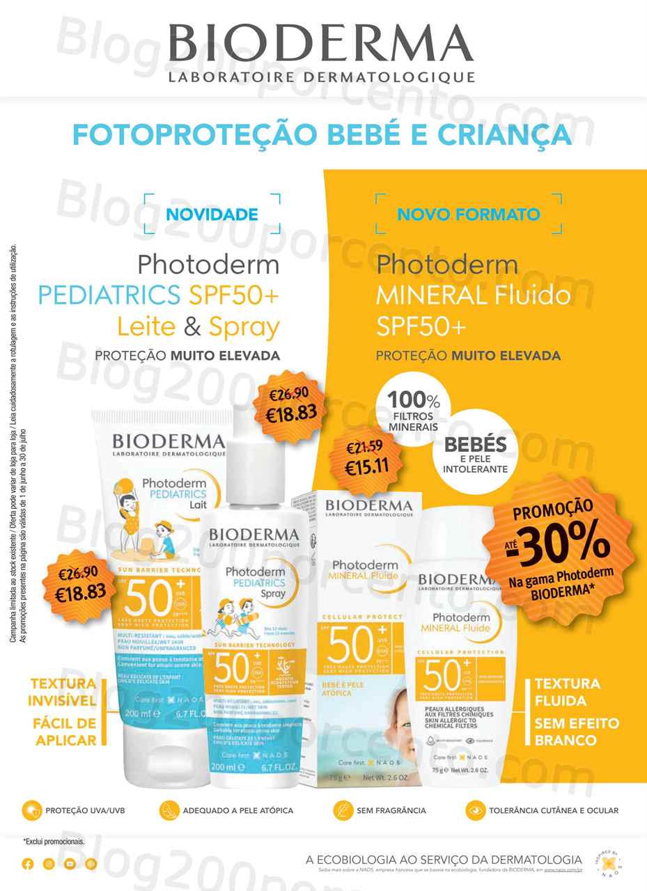 Folheto AUCHAN Sa&uacute;de e Bem-Estar Promo&ccedil;&otilde;es de 31 maio a 1 julho