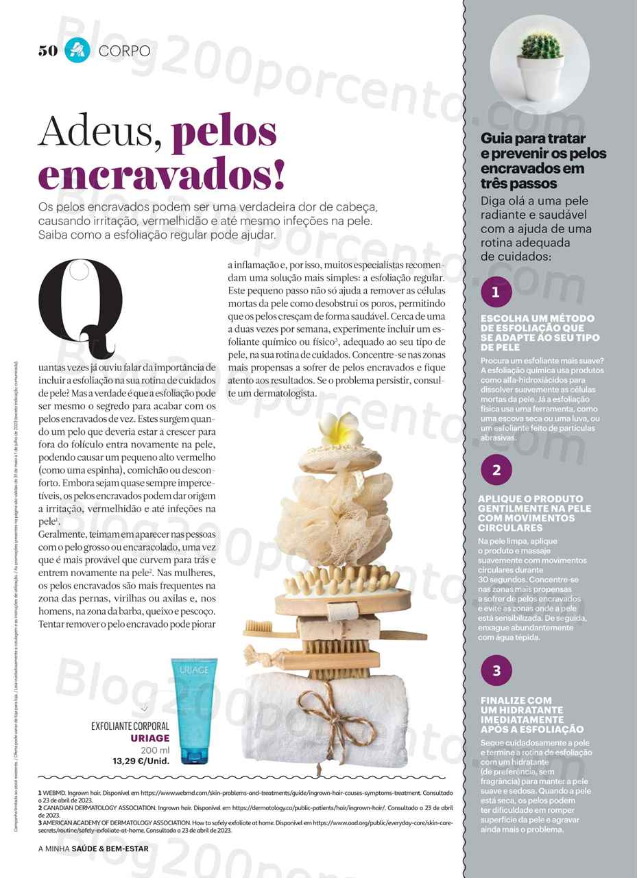 Folheto AUCHAN Sa&uacute;de e Bem-Estar Promo&ccedil;&otilde;es de 31 maio a 1 julho