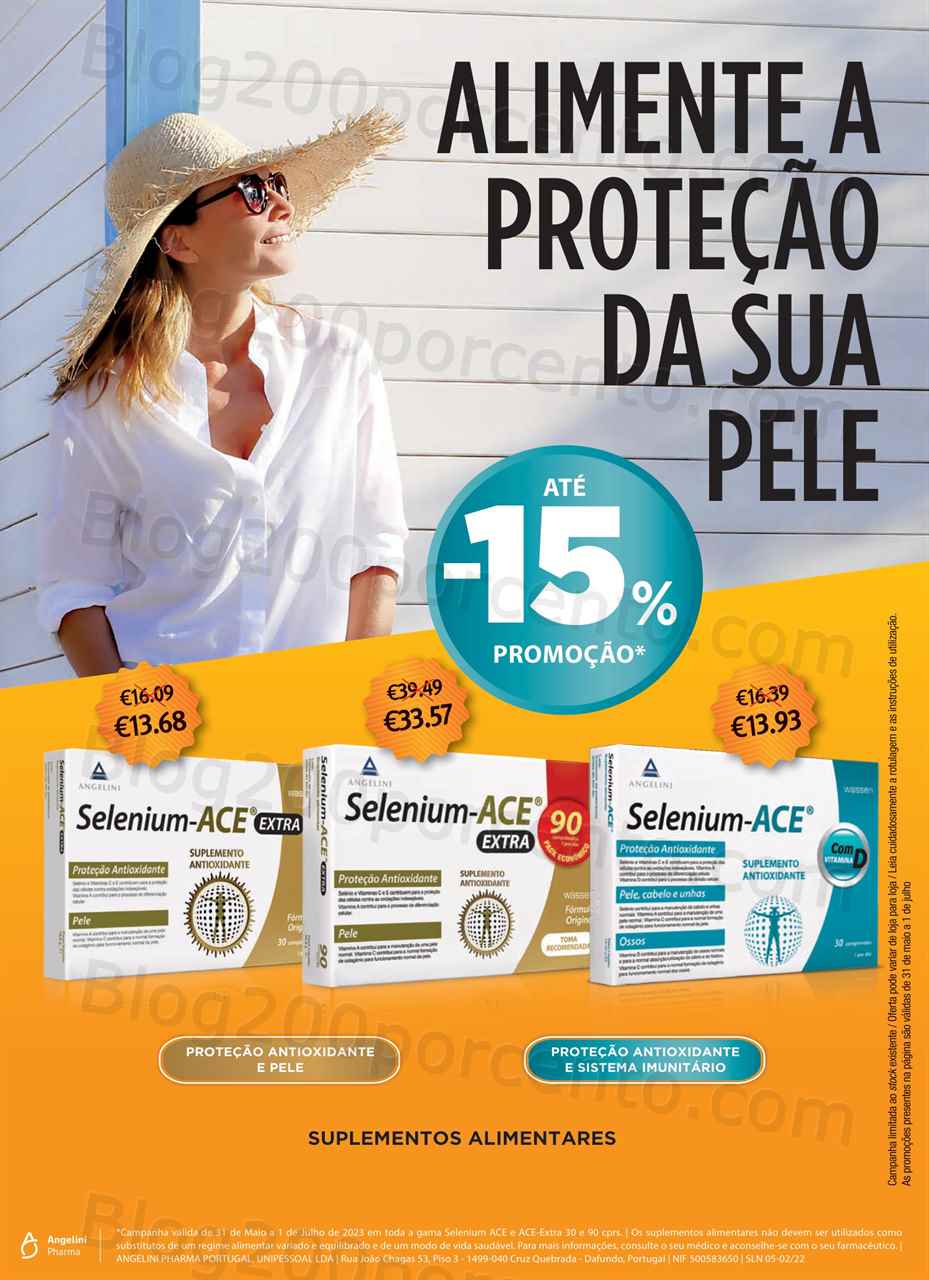 Folheto AUCHAN Sa&uacute;de e Bem-Estar Promo&ccedil;&otilde;es de 31 maio a 1 julho