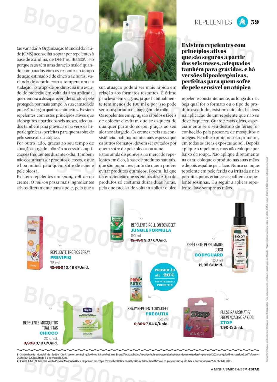 Folheto AUCHAN Sa&uacute;de e Bem-Estar Promo&ccedil;&otilde;es de 31 maio a 1 julho