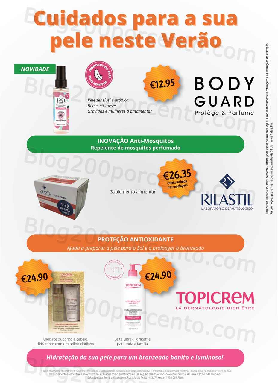 Folheto AUCHAN Sa&uacute;de e Bem-Estar Promo&ccedil;&otilde;es de 31 maio a 1 julho