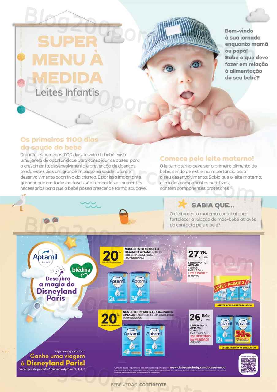 Antevis&atilde;o Folheto CONTINENTE Beb&eacute; Promo&ccedil;&otilde;es de 23 maio a 4 junho