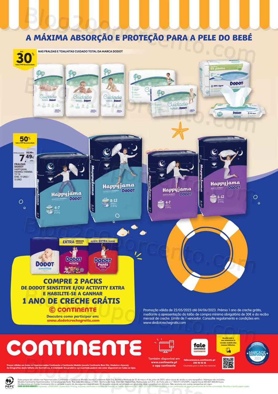 Antevis&atilde;o Folheto CONTINENTE Beb&eacute; Promo&ccedil;&otilde;es de 23 maio a 4 junho