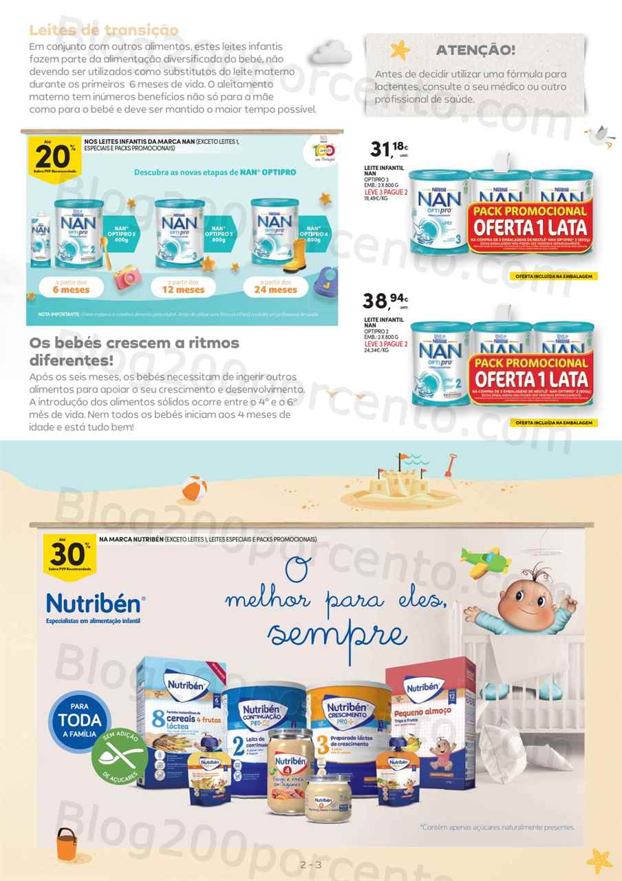 Antevis&atilde;o Folheto CONTINENTE Beb&eacute; Promo&ccedil;&otilde;es de 23 maio a 4 junho