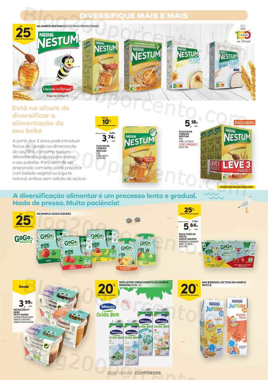 Antevis&atilde;o Folheto CONTINENTE Beb&eacute; Promo&ccedil;&otilde;es de 23 maio a 4 junho