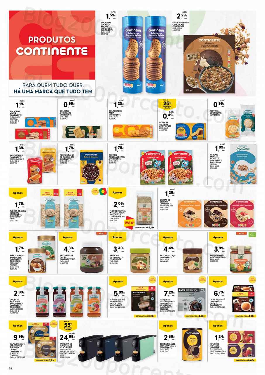 Antevis&atilde;o Folheto CONTINENTE Modelo – Hiper Promo&ccedil;&otilde;es de 16 a 22 maio