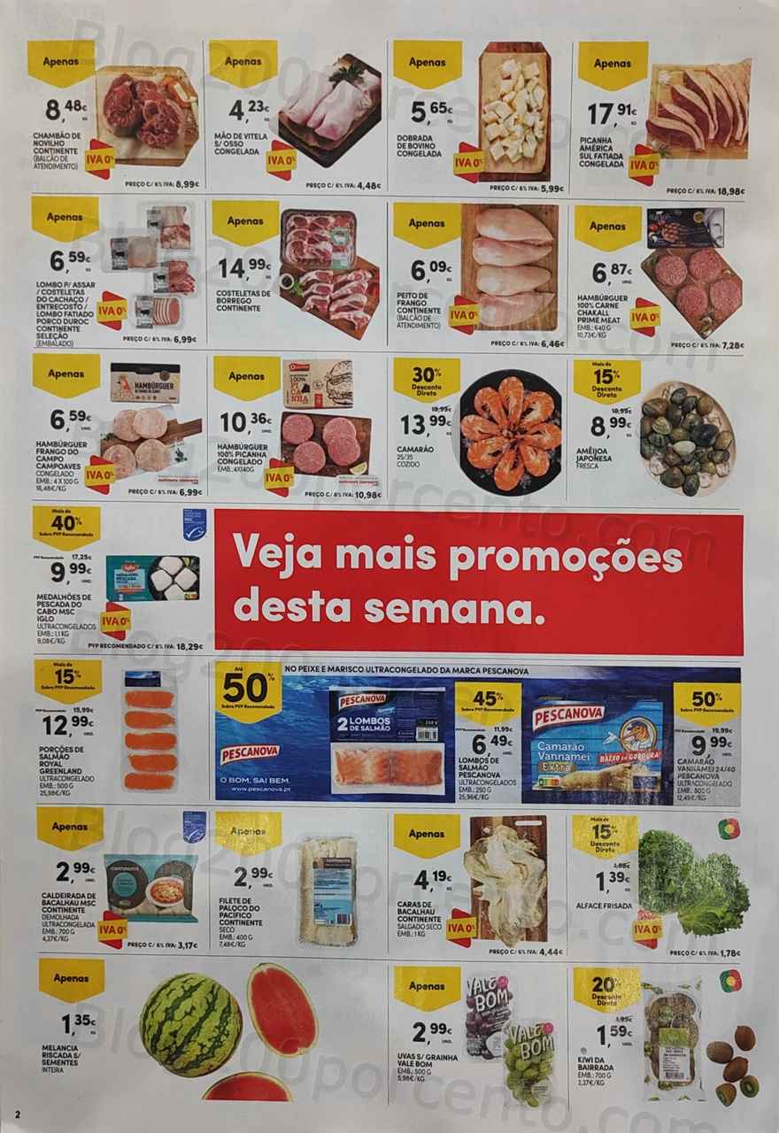 Fim de Semana CONTINENTE com Promo&ccedil;&otilde;es Imperd&iacute;veis – 19 a 22 Maio