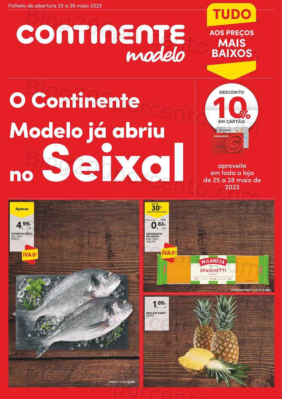 Folheto CONTINENTE Aberturas Promo&ccedil;&otilde;es de 25 a 29 maio