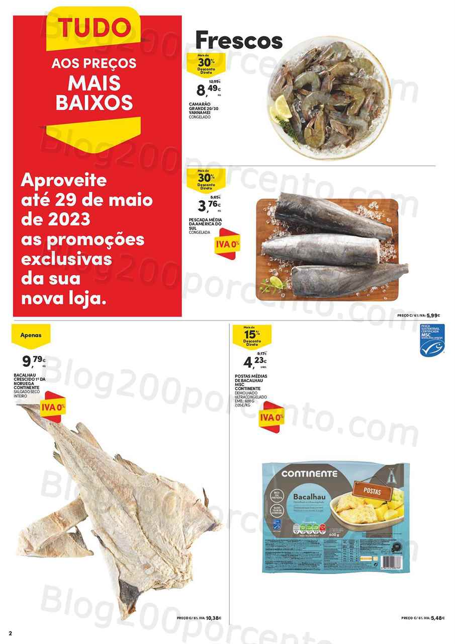 Folheto CONTINENTE Aberturas Promo&ccedil;&otilde;es de 25 a 29 maio