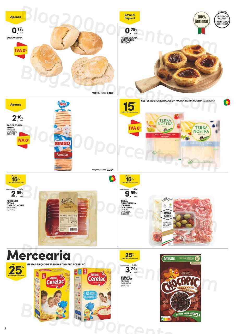 Folheto CONTINENTE Aberturas Promo&ccedil;&otilde;es de 25 a 29 maio