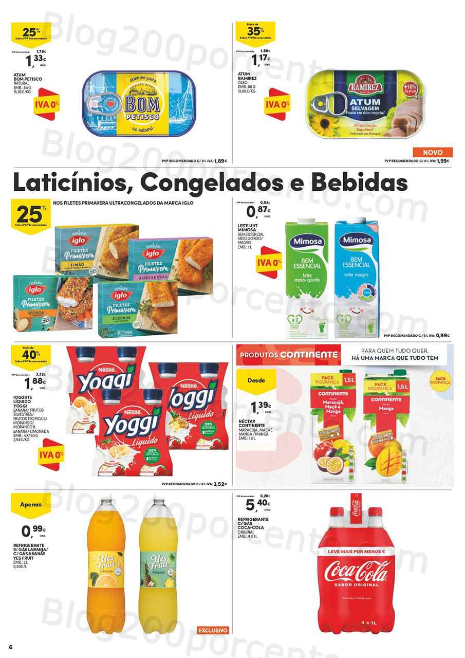 Folheto CONTINENTE Aberturas Promo&ccedil;&otilde;es de 25 a 29 maio
