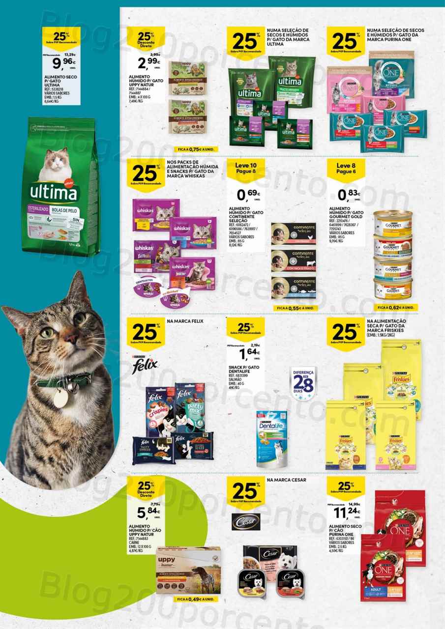 Antevis&atilde;o Folheto CONTINENTE Especial Pets Promo&ccedil;&otilde;es de 16 a 28 maio