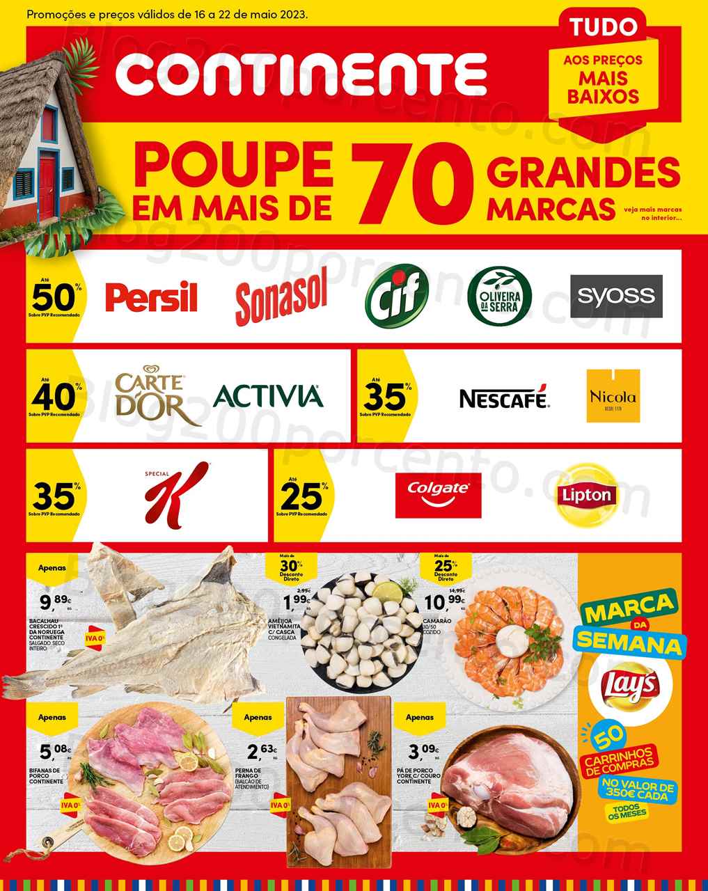 Antevis&atilde;o Folheto CONTINENTE Madeira Promo&ccedil;&otilde;es de 16 a 22 maio