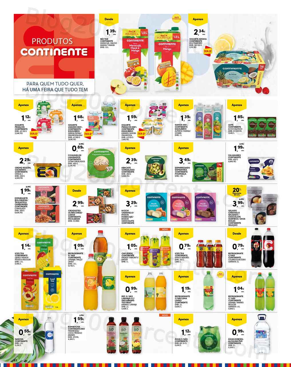 Antevis&atilde;o Folheto CONTINENTE Madeira Promo&ccedil;&otilde;es de 16 a 22 maio