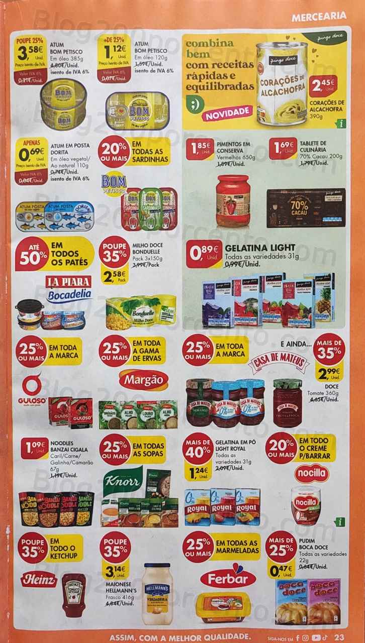 Folheto Pingo Doce Promo&ccedil;&otilde;es de 23 a 29 maio