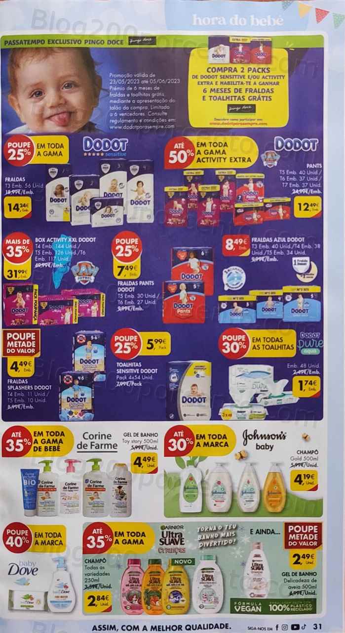 Folheto Pingo Doce Promo&ccedil;&otilde;es de 23 a 29 maio
