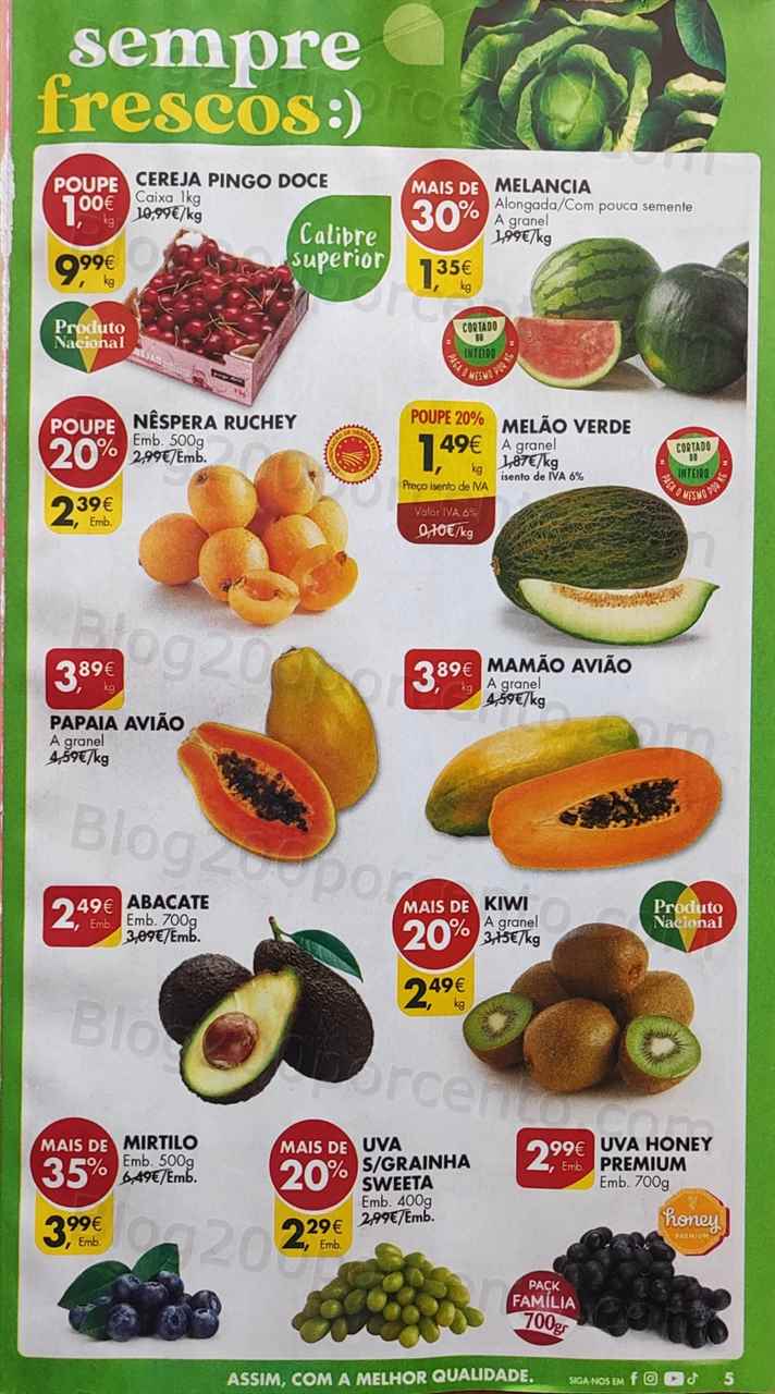 Folheto Pingo Doce Promo&ccedil;&otilde;es de 23 a 29 maio