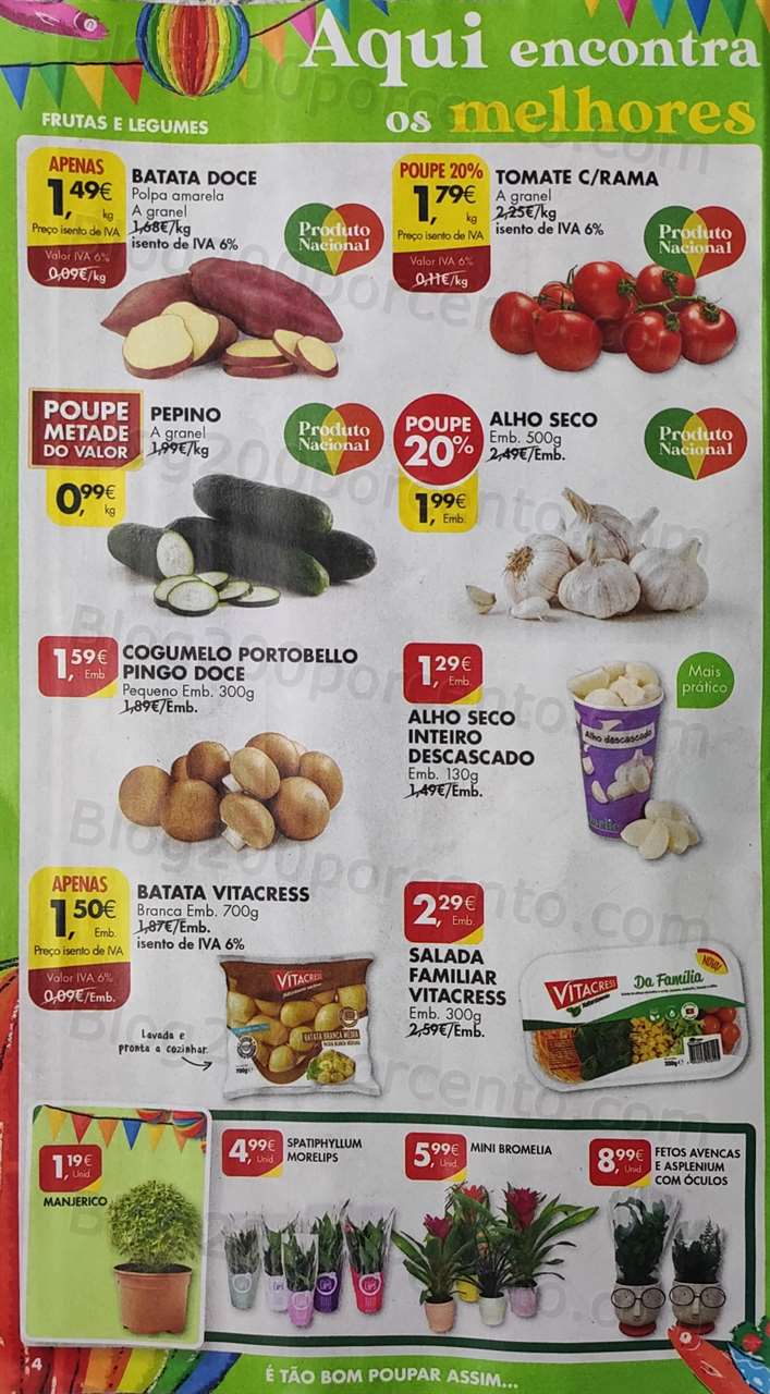 Folheto Pingo Doce Promo&ccedil;&otilde;es de 30 maio a 5 junho