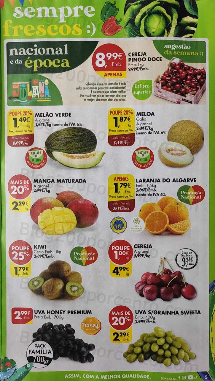 Folheto Pingo Doce Promo&ccedil;&otilde;es de 30 maio a 5 junho