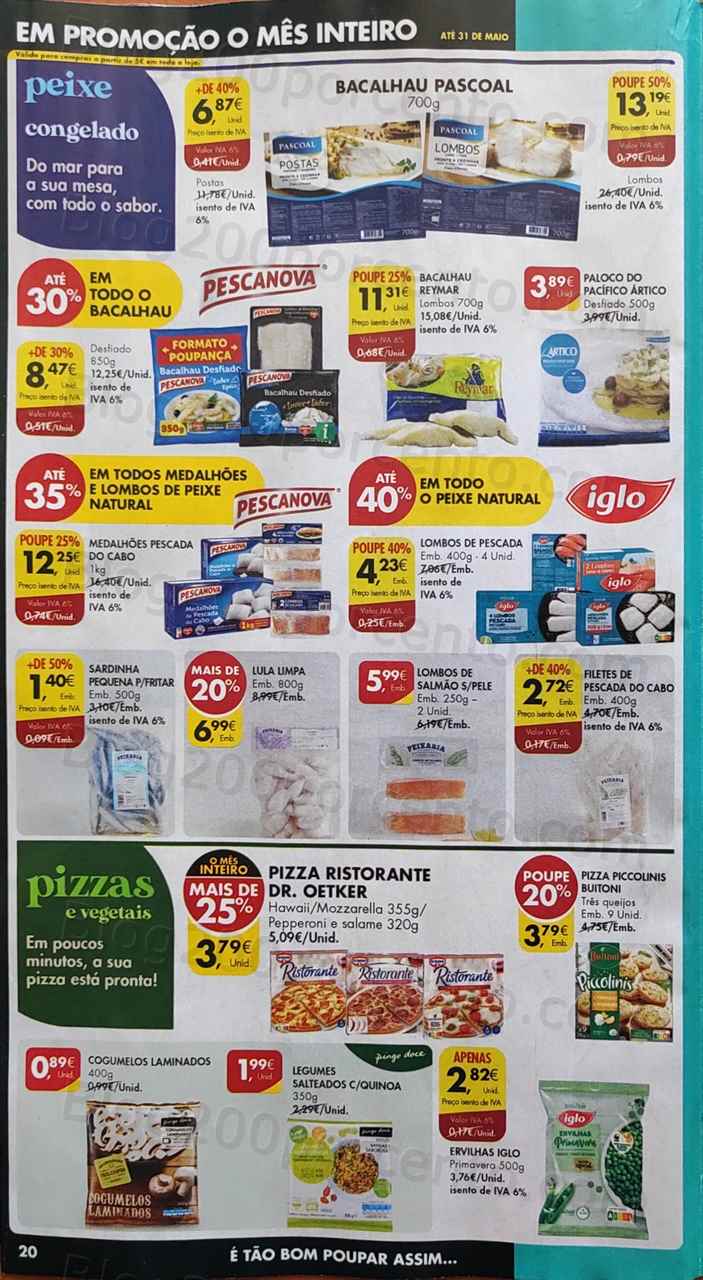 Folheto Pingo Doce Promo&ccedil;&otilde;es de 9 a 15 maio
