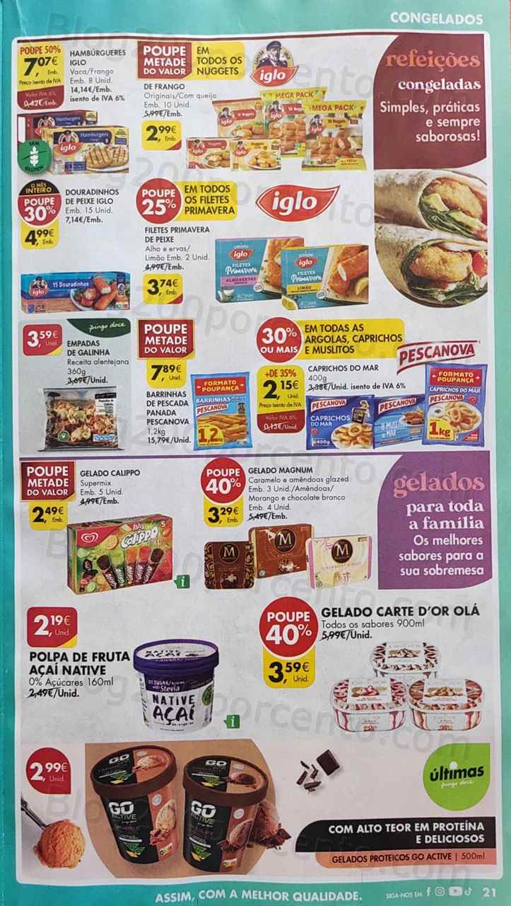 Folheto Pingo Doce Promo&ccedil;&otilde;es de 9 a 15 maio