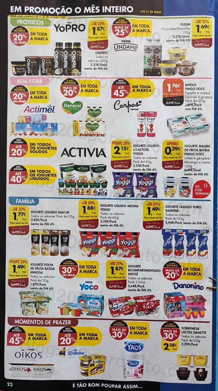 Folheto Pingo Doce Promo&ccedil;&otilde;es de 9 a 15 maio