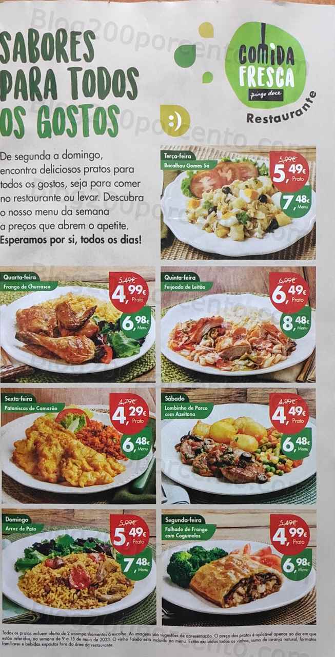 Folheto Pingo Doce Promo&ccedil;&otilde;es de 9 a 15 maio