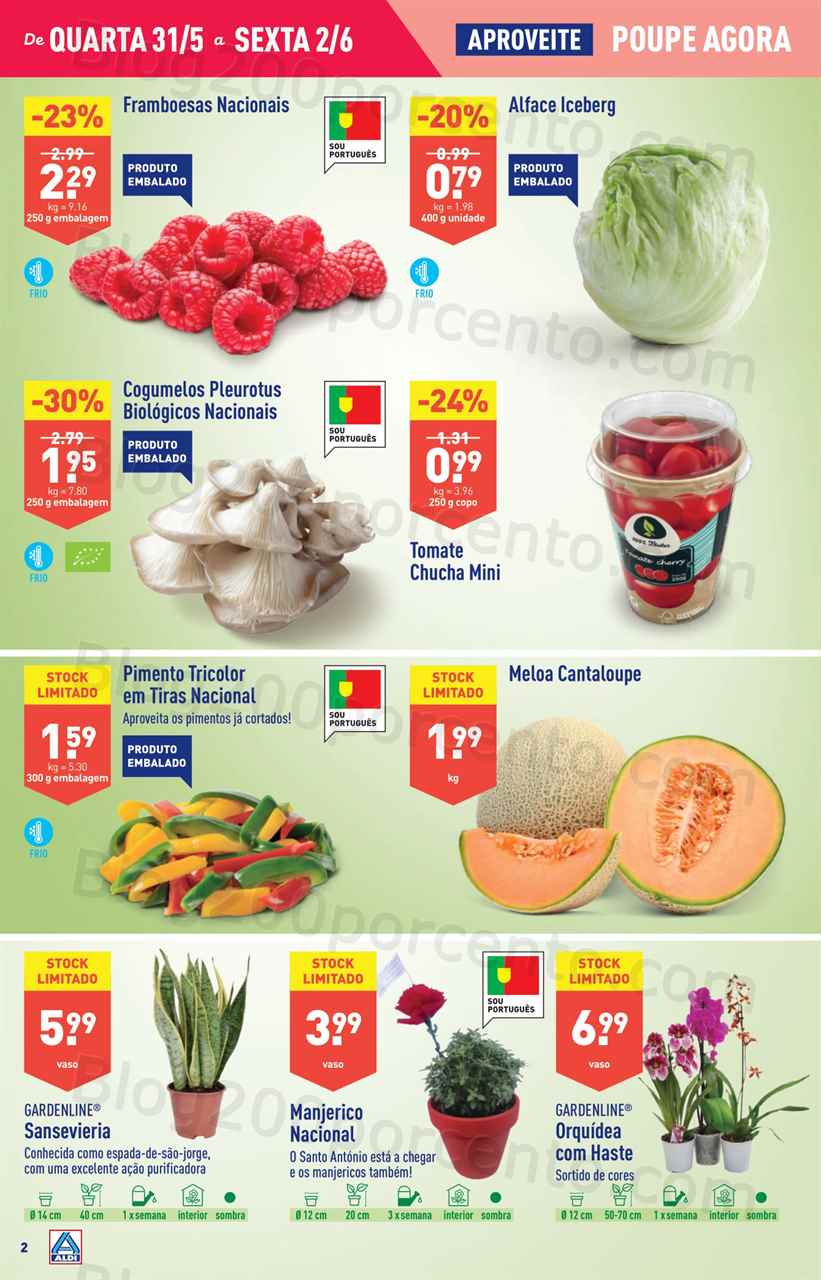 Folheto ALDI Promo&ccedil;&otilde;es de 31 maio a 6 junho