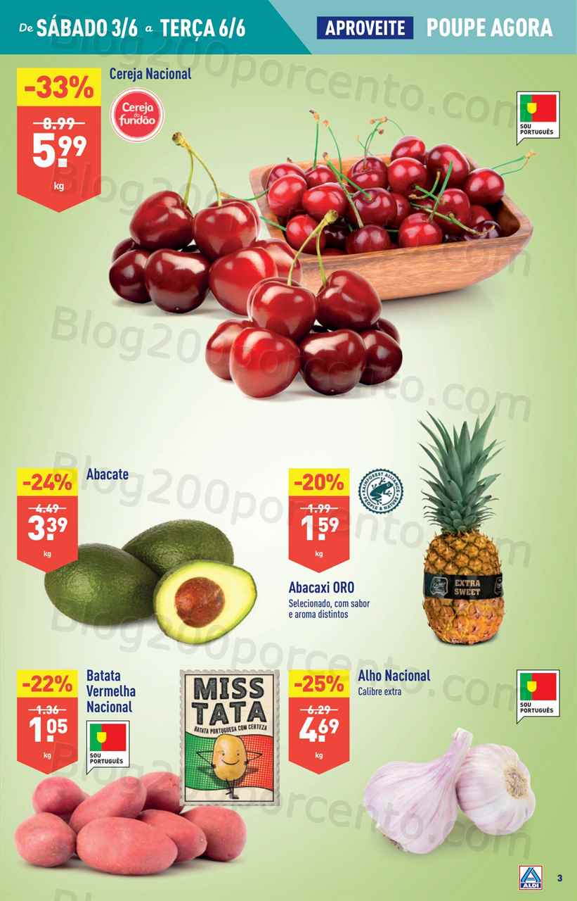 Folheto ALDI Promo&ccedil;&otilde;es de 31 maio a 6 junho