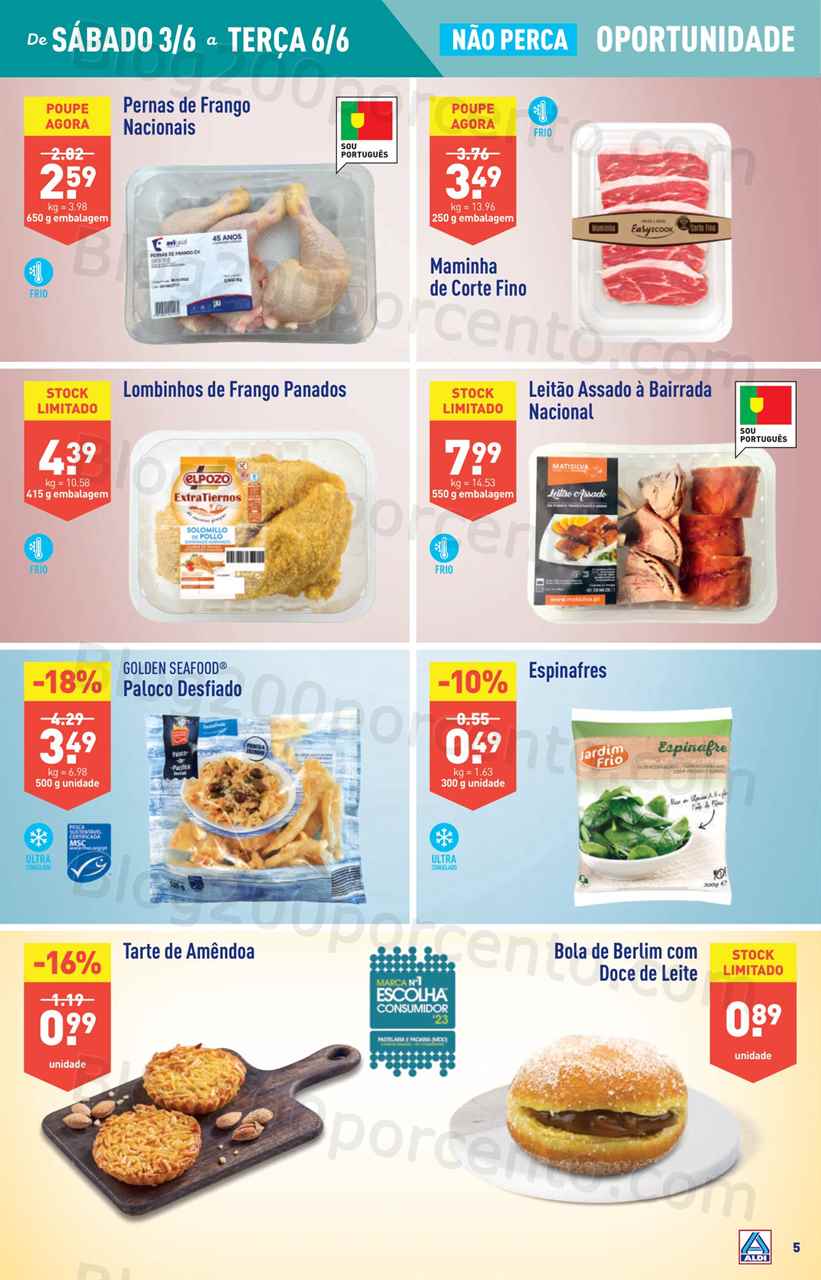 Folheto ALDI Promo&ccedil;&otilde;es de 31 maio a 6 junho