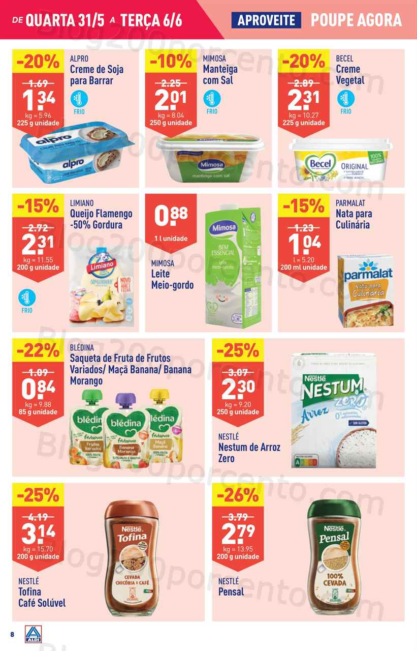 Folheto ALDI Promo&ccedil;&otilde;es de 31 maio a 6 junho