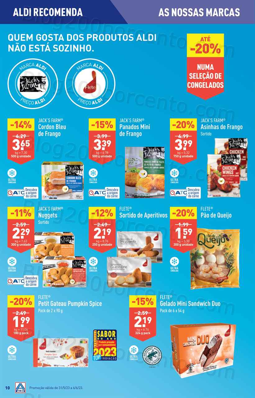 Folheto ALDI Promo&ccedil;&otilde;es de 31 maio a 6 junho