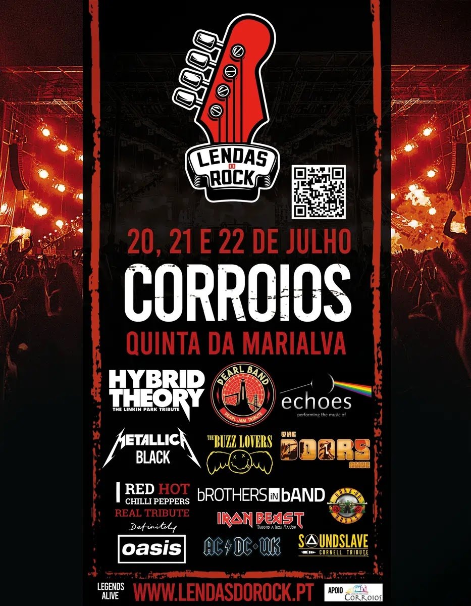 Lendas do Rock 2023 em Corroios: Programa&ccedil;&atilde;o, Datas