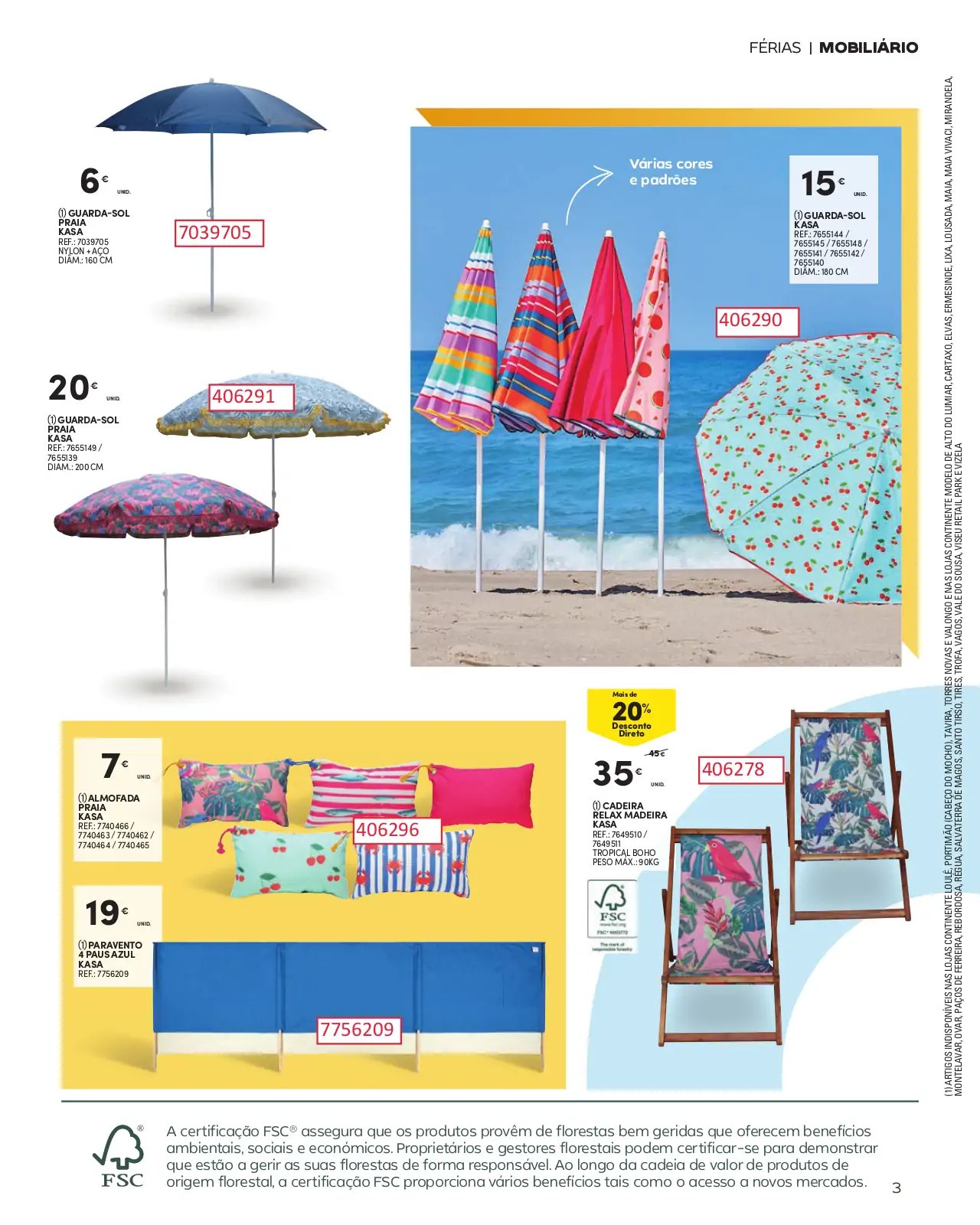 Folheto Continente especial Ver&atilde;o 2023