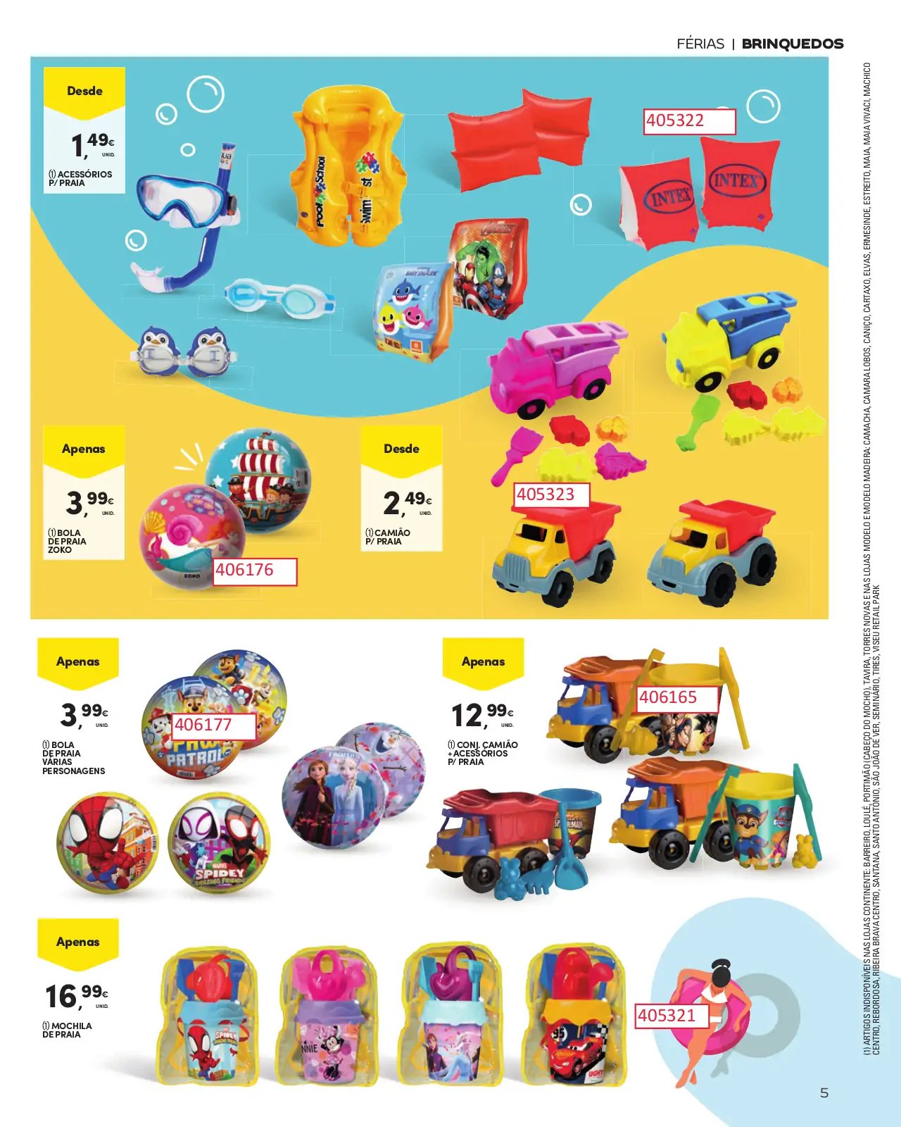 Folheto Continente especial Ver&atilde;o 2023