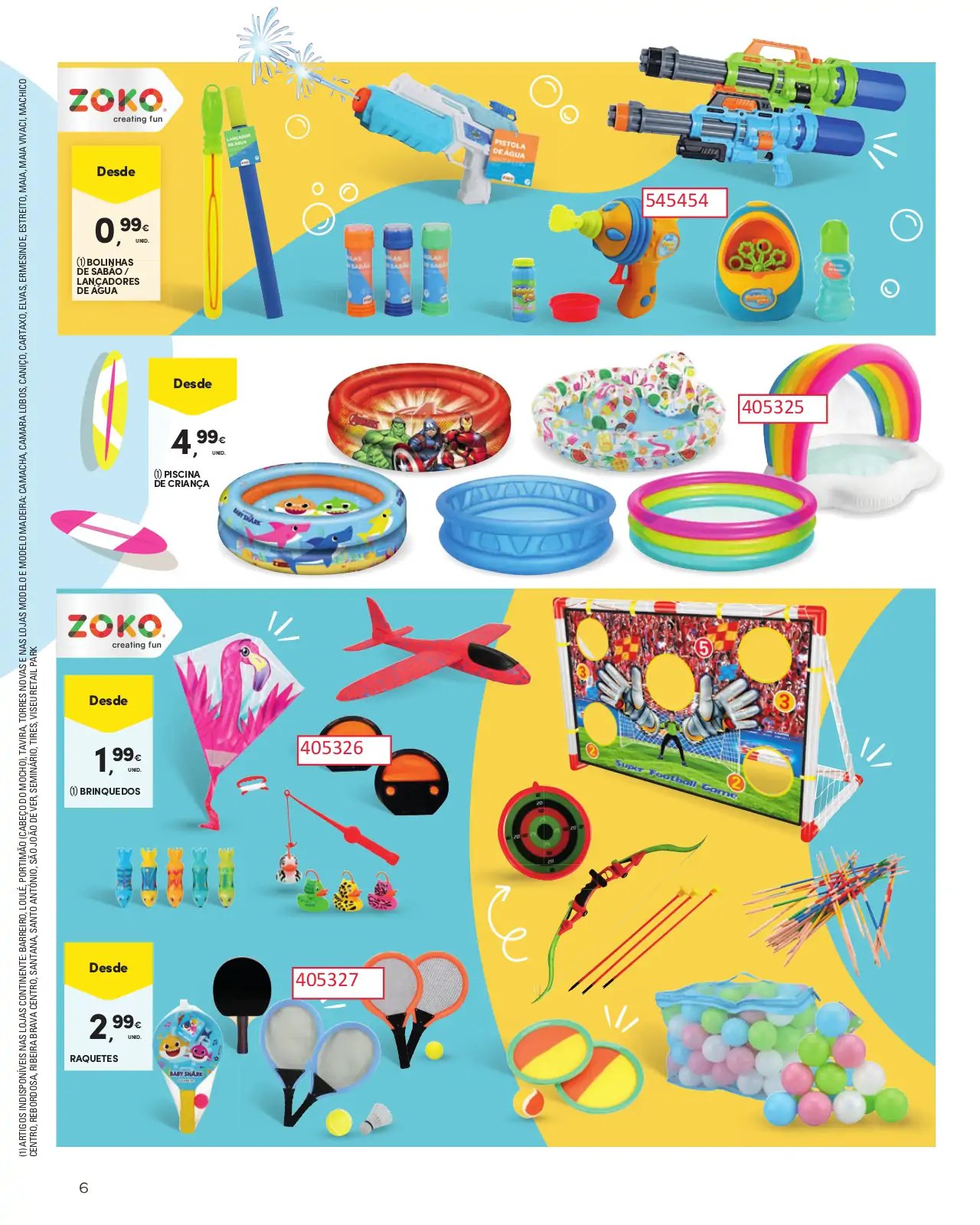 Folheto Continente especial Ver&atilde;o 2023