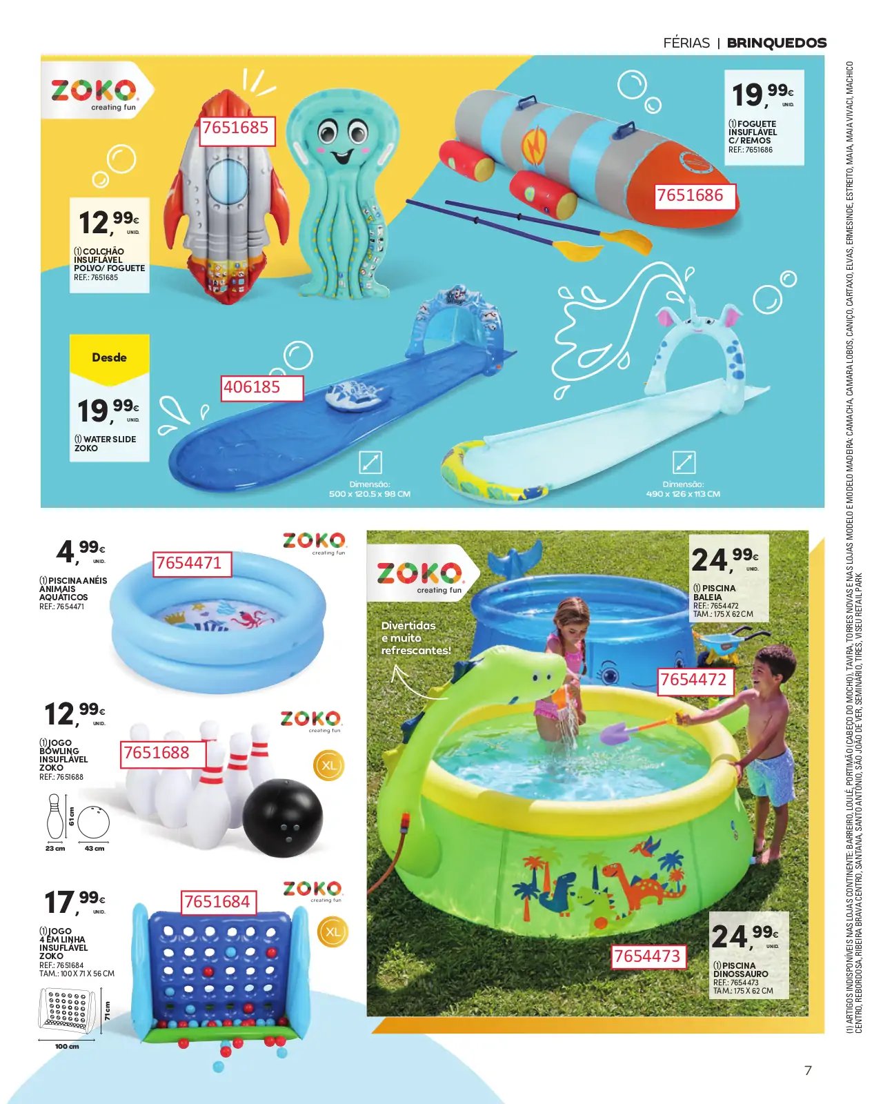 Folheto Continente especial Ver&atilde;o 2023