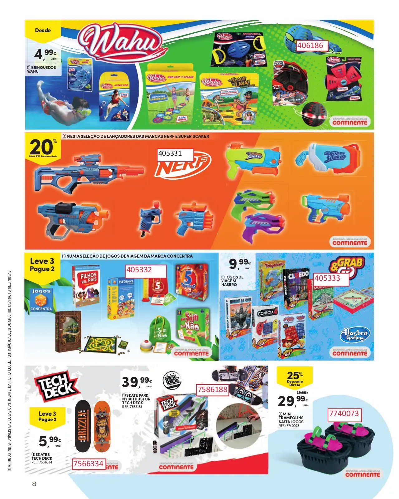 Folheto Continente especial Ver&atilde;o 2023