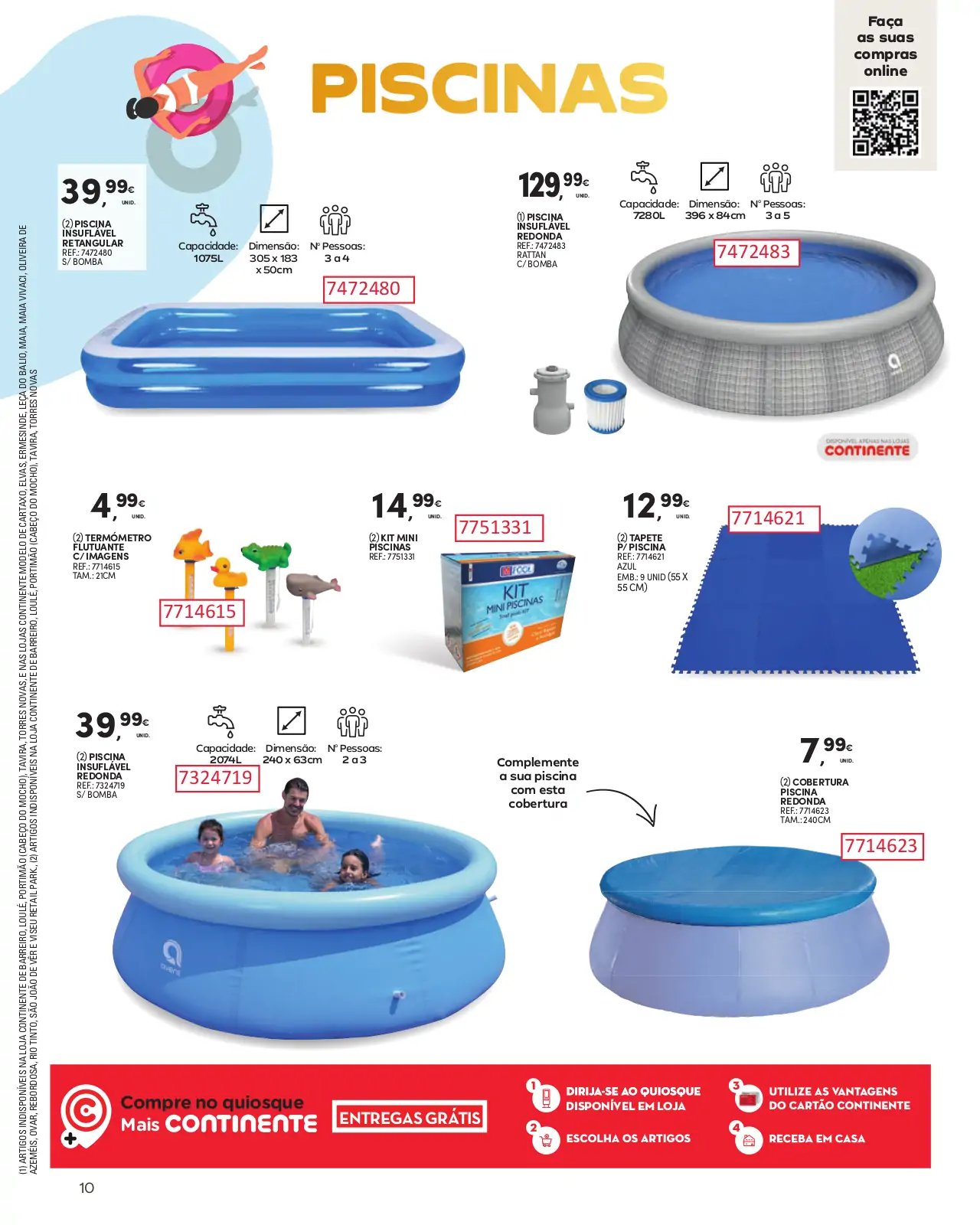 Folheto Continente especial Ver&atilde;o 2023