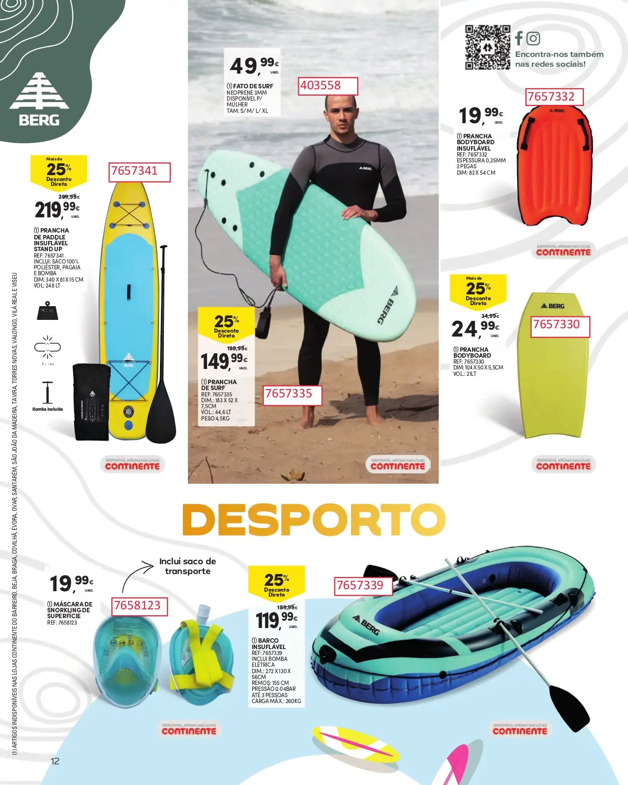 Folheto Continente especial Ver&atilde;o 2023