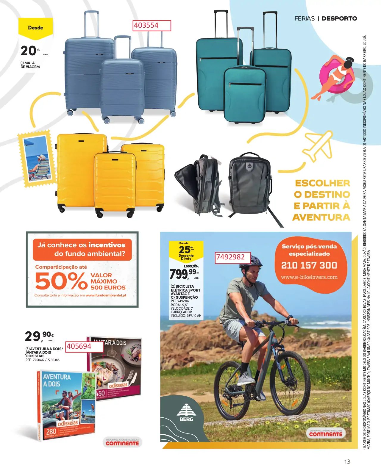 Folheto Continente especial Ver&atilde;o 2023