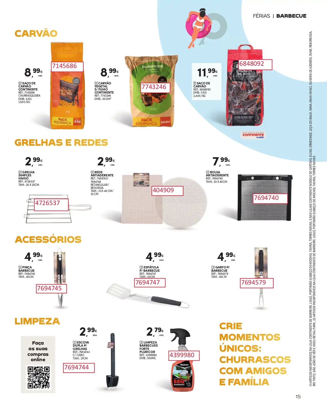 Folheto Continente especial Ver&atilde;o 2023